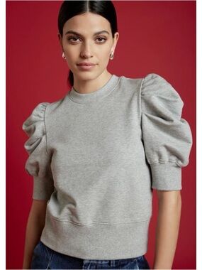 Sold Out NYC Puff Sleeve SS Sweatshirt